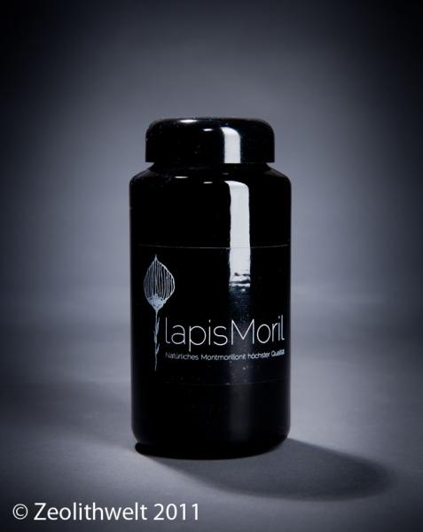 lapisMoril Premium Montmorillonit 500ml Violettglas