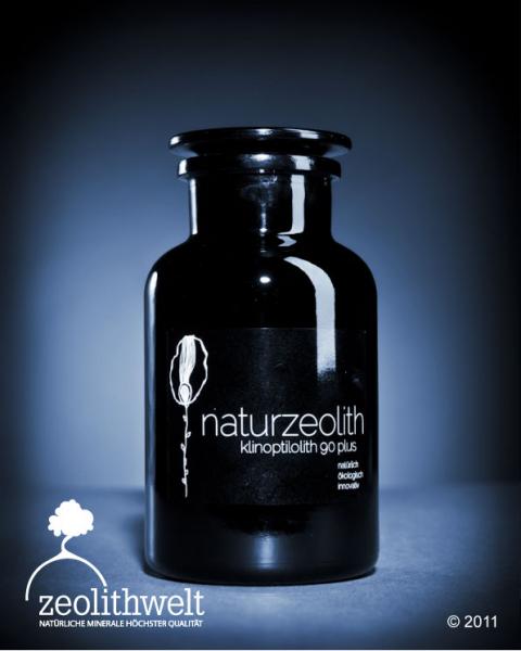 Premium Naturzeolith 1000ml Violettglas 750 Gramm